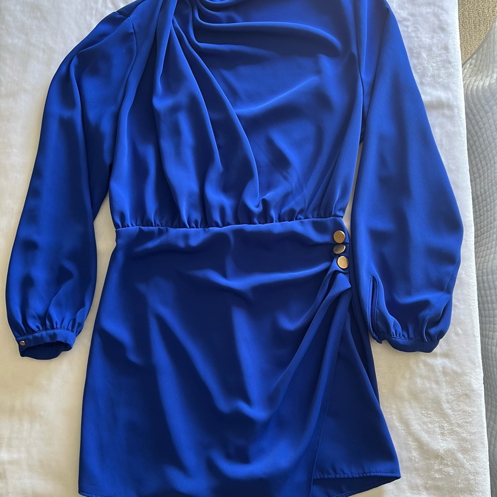 Zara/ Elegant Jumpsuit for Women royal blue Romper Shorts / M Size